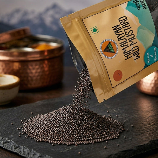 Superfarmers Authentic Himalayan Wild Mustard Seeds 100g (Pahadi Jakhiya)