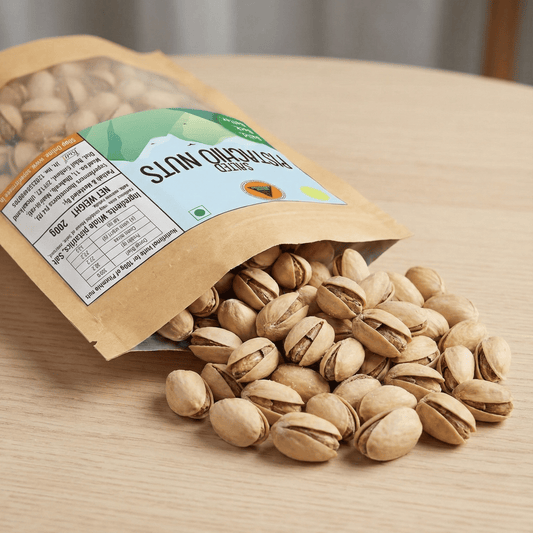 Superfarmers Salted Pistachio Nuts – Premium Roasted & Crunchy Pista (200g / 500g)