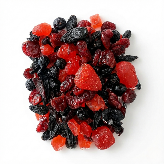 Superfarmers Premium Dried Berry Mix – Sweet & Tangy Blend of Strawberries, Blueberries, Cranberries, Cherries & Raisins (200g)