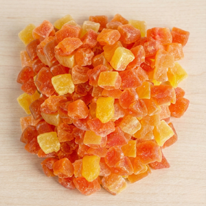 Superfarmers Dried Papaya Dices – Sweet Tropical Fruit Snack for Baking & Toppings (200g)