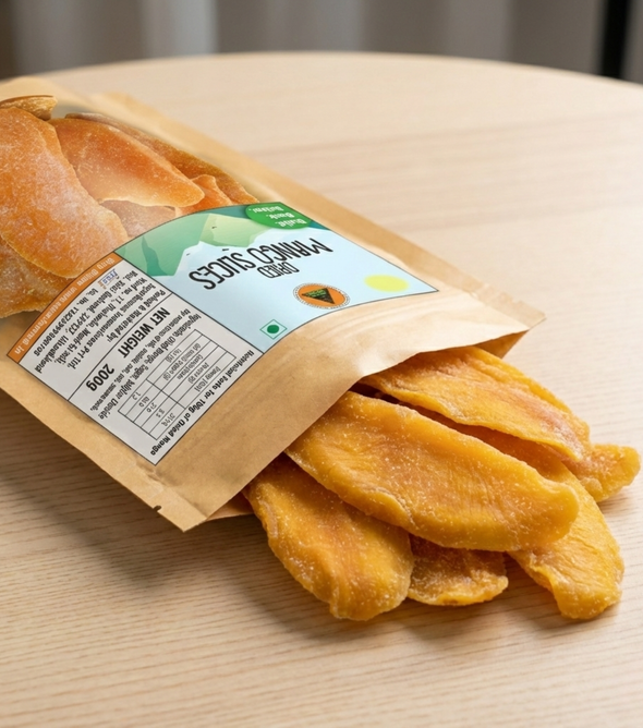 Superfarmers Dried Mango Slices – Premium, Sweet & Chewy Fruit Snack (200g)