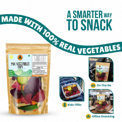 Superfarmers Mixed Vegetable Chips 150g – Guilt Free Snack | Healthy Veggie Snack