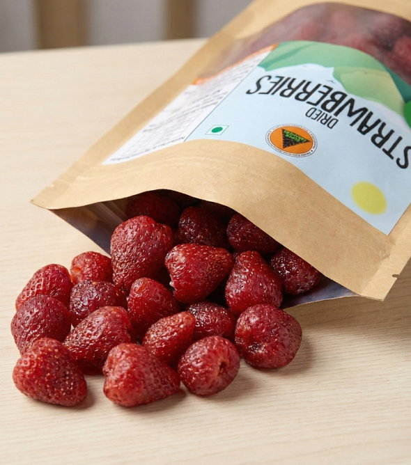 Superfarmers Dried Strawberries – Premium, Whole & Sweet (200g)