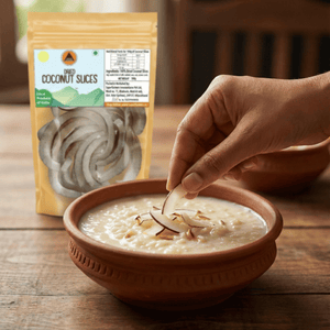 Superfarmers Dried Coconut Slices – 100% Natural & Unsweetened Indian Produce (200g)