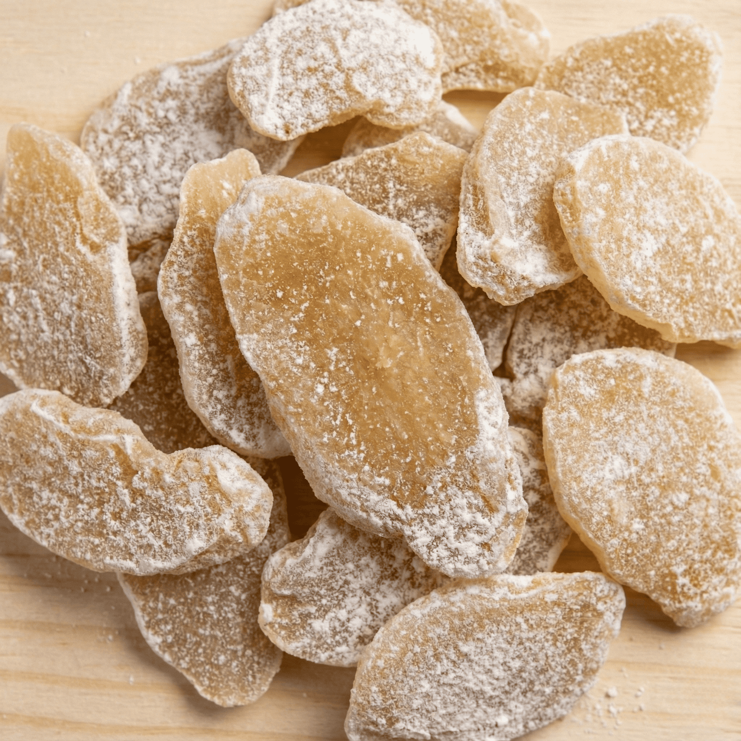 Superfarmers Dried Ginger Slices 200g – Sweet & Spicy Candied Ginger for Snacking