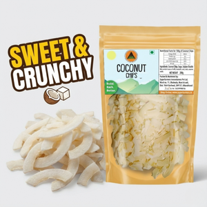 Superfarmers Coconut Chips – Sweet & Crunchy Coconut Flakes for Snacking & Baking (200g)