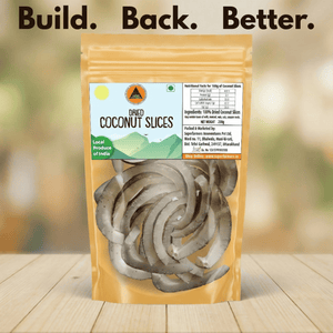 Superfarmers Dried Coconut Slices – 100% Natural & Unsweetened Indian Produce (200g)