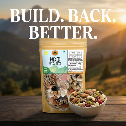 Superfarmers Premium Mixed Nuts & Seeds – High Protein Trail Mix with Almonds, Cashews & Berries (200g / 500g)