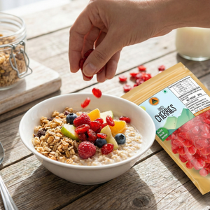 Superfarmers Dried Cherries – Sweet & Tangy Pitted Cherries for Snacking & Baking (200g)