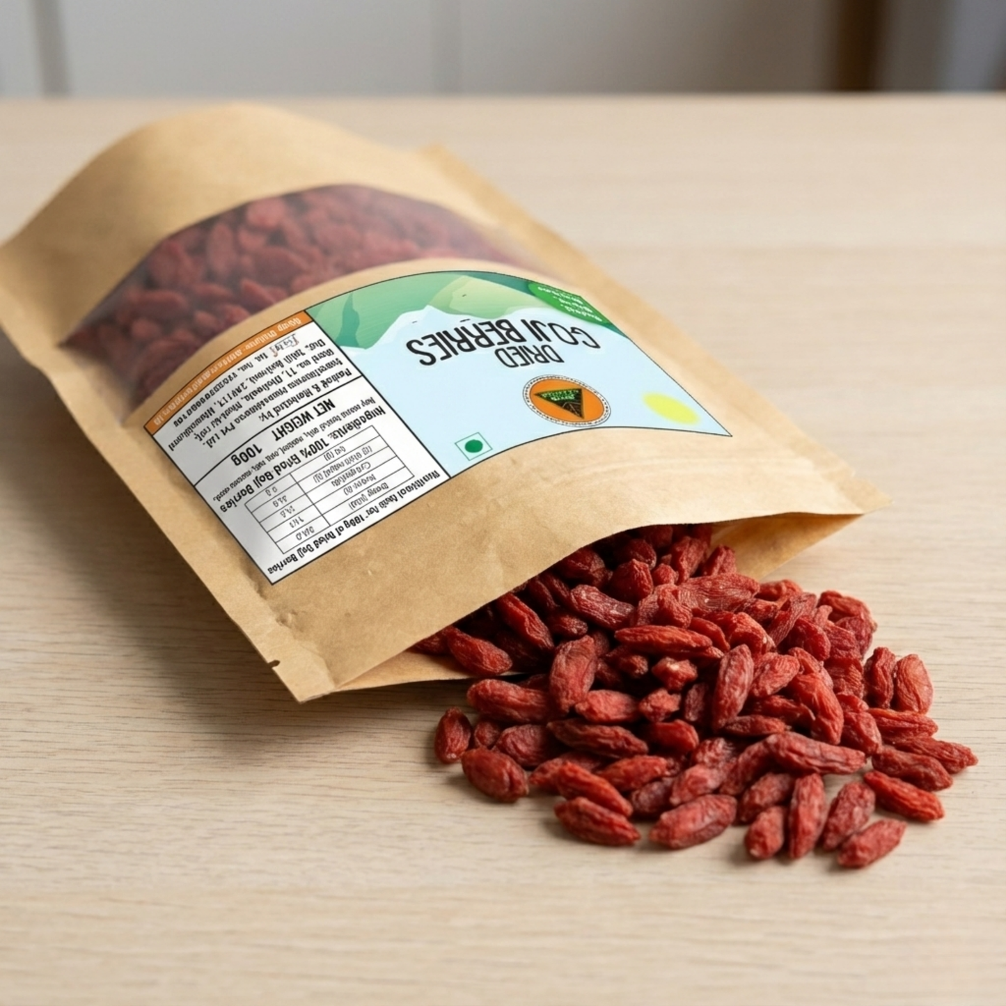 Superfarmers Dried Goji Berries 100g – 100% Natural & Unsweetened Superfood