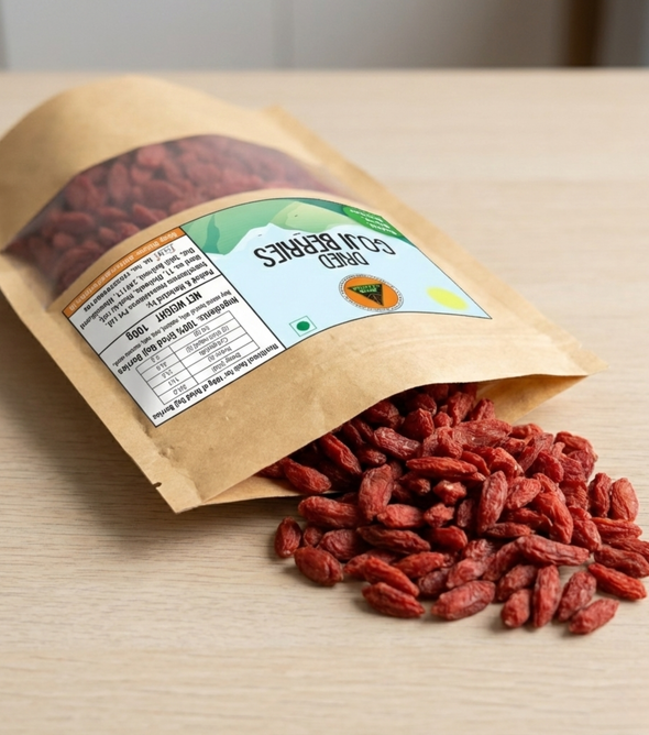 Superfarmers Dried Goji Berries – 100% Natural & Unsweetened Superfood (100g)