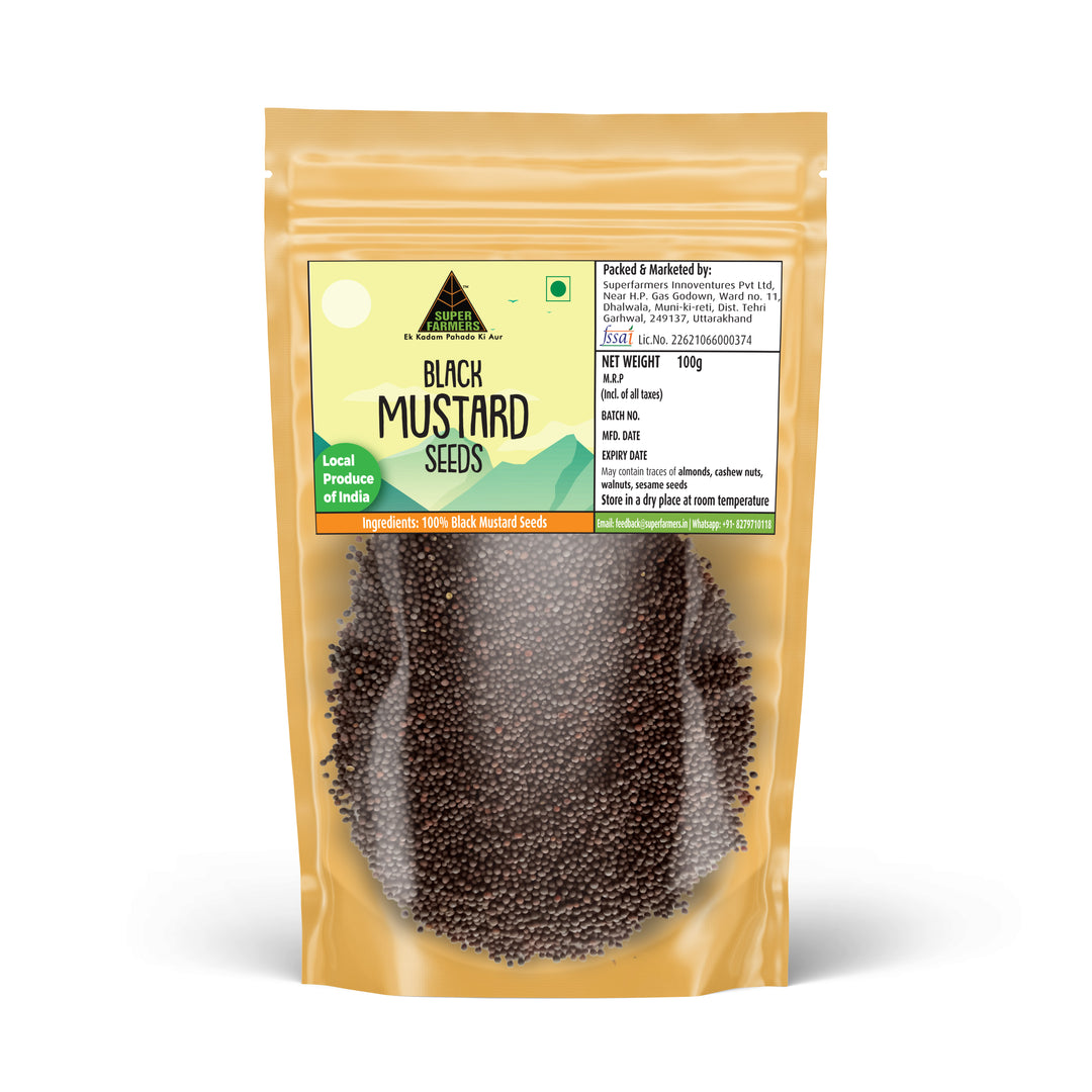 Wild Mustard Seeds (Jakhya) | Crunchy, Earthy & Regional Specialty