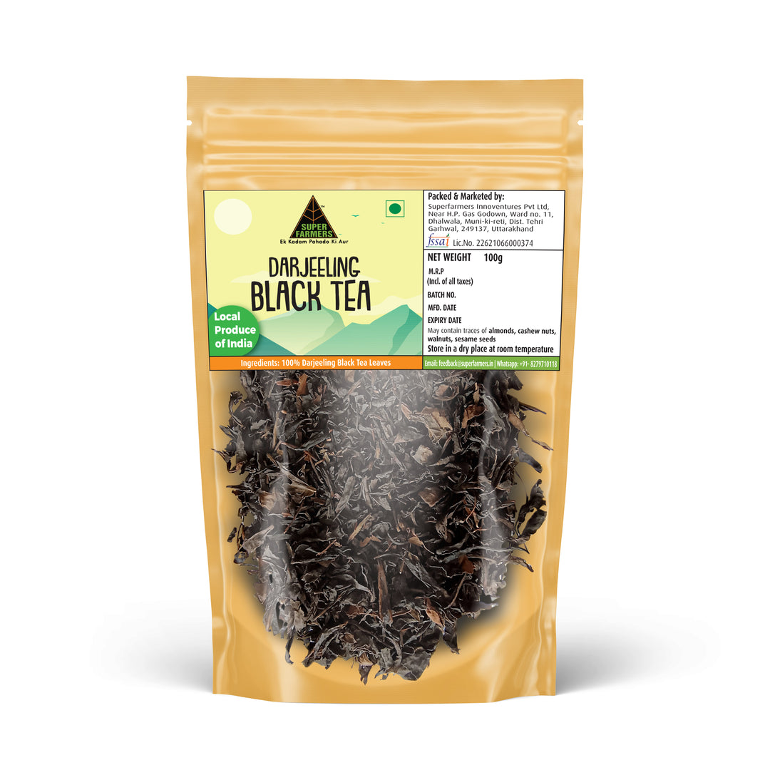 Darjeeling Black Tea | Exquisite Muscatel Aroma, Premium Loose Leaf from the Misty Hills