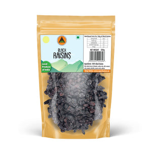 Black Raisins (Black Kishmish)| Seedless | Luscious, Caramel-Sweet & Chewy