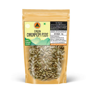 Superfarmers Green Cardamom Pods – 100% Local Produce of India (25g)