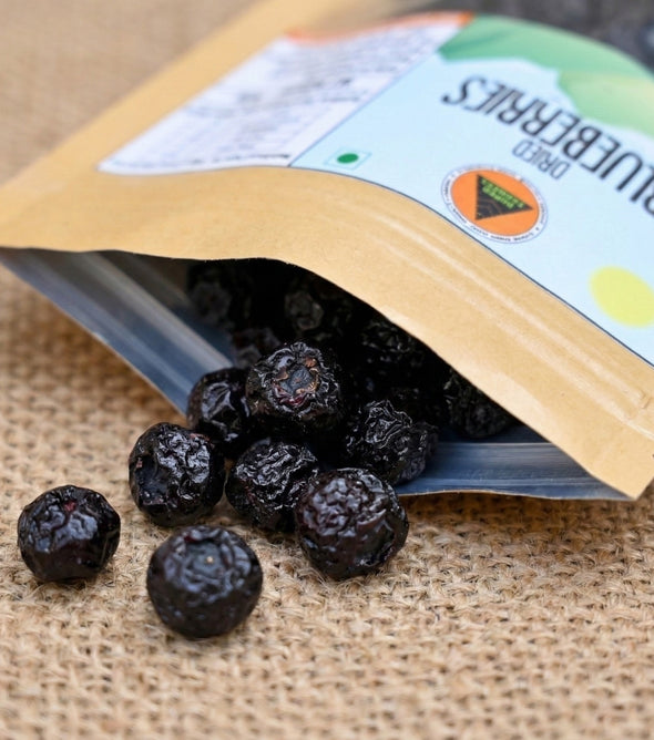 Superfarmers Premium Dried Blueberries – Sweet, Tangy & Chewy (100g)