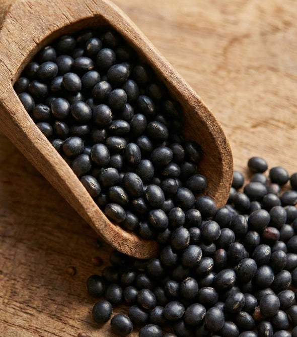 Superfarmers Premium Himalayan Black Soybean (Pahadi Kali Soyabean / Bhatt) – Whole & Unpolished (500g)