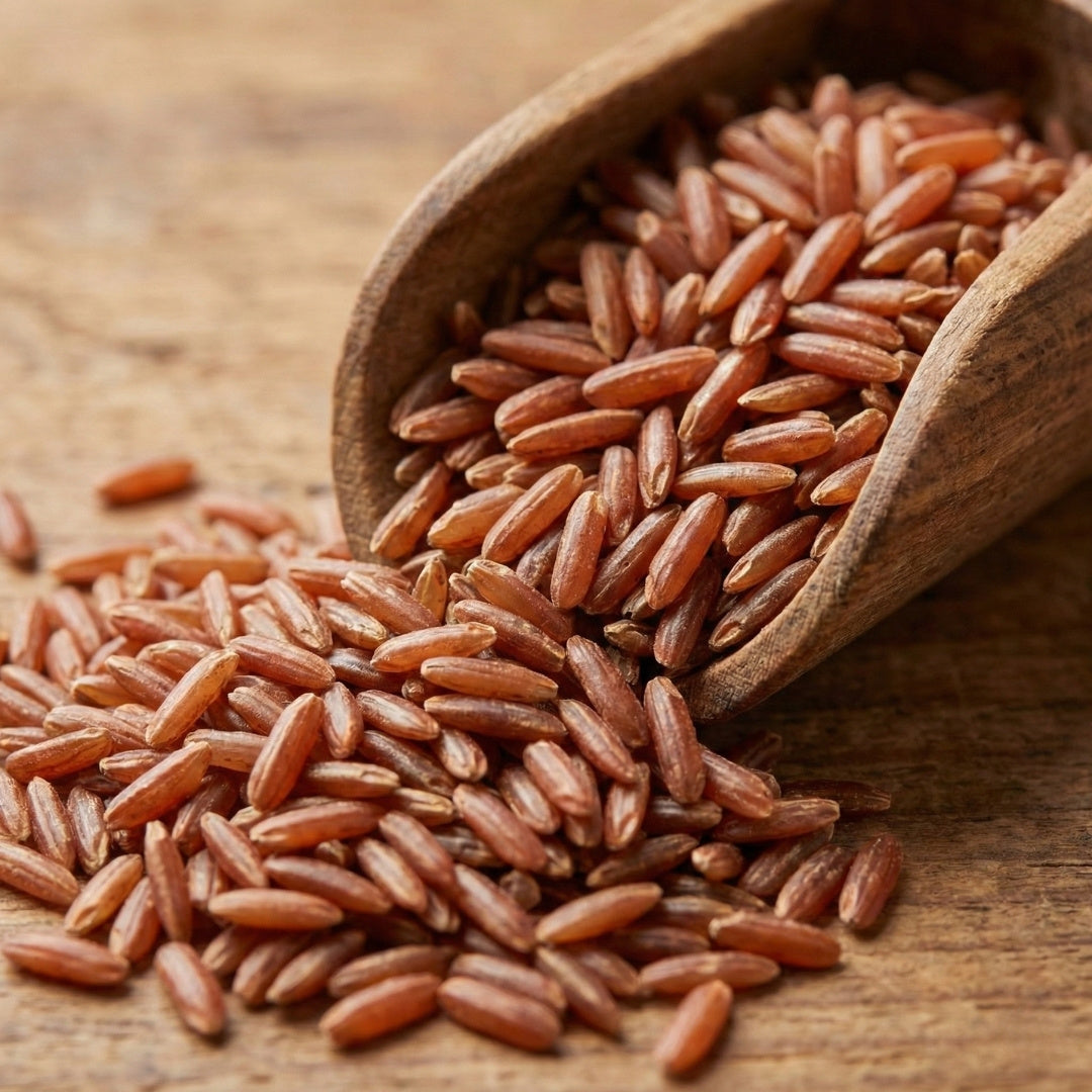 Superfarmers Premium Himalayan Red Rice (Pahadi Lal Chawal) – Unpolished & Whole Grain (500g)