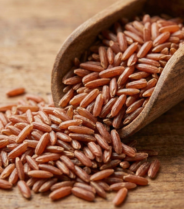 Superfarmers Premium Himalayan Red Rice (Pahadi Lal Chawal) – Unpolished & Whole Grain (500g)