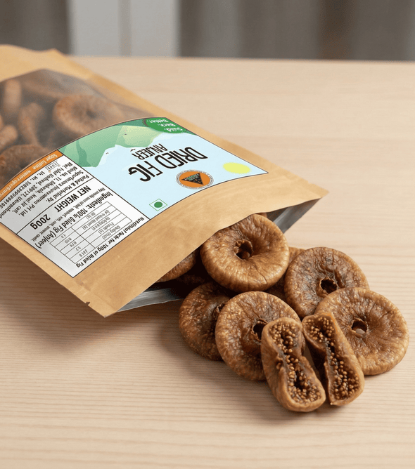 Superfarmers dried figs anjeer 500g pack natural unsweetened