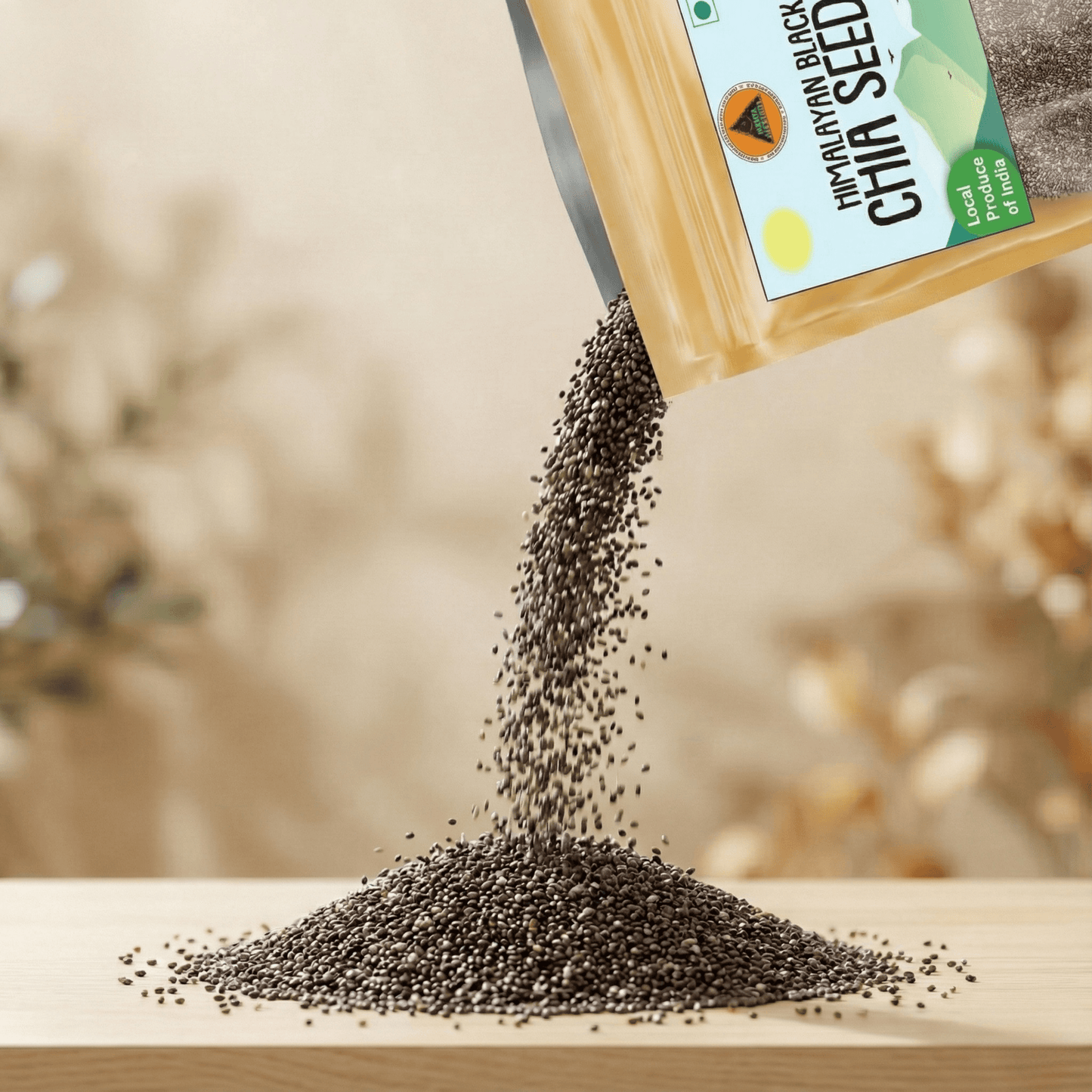 Superfarmers Himalayan Black Chia Seeds - Raw & Nutrient-Rich (100g / 250g)