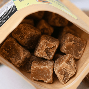 Superfarmers Natural Jaggery Cubes (500g) | Chemical-Free Desi Gud Bites