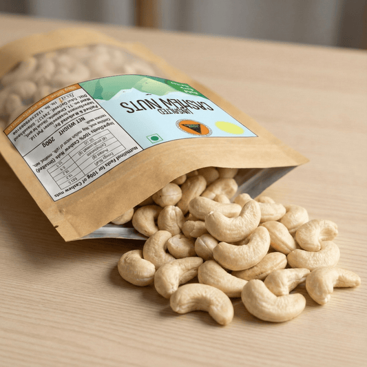 Superfarmers Unsalted Cashew Nuts – Premium Whole Kaju Kernels (200g / 500g)