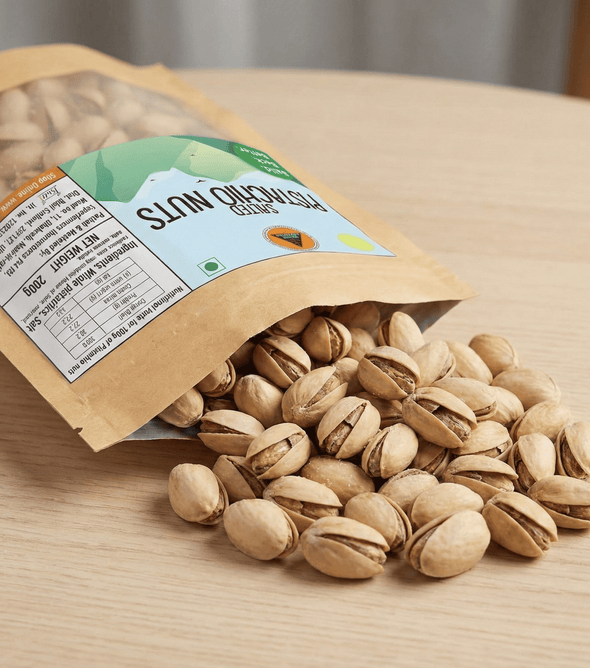 Superfarmers salted pistachio nuts 500g pack roasted pista