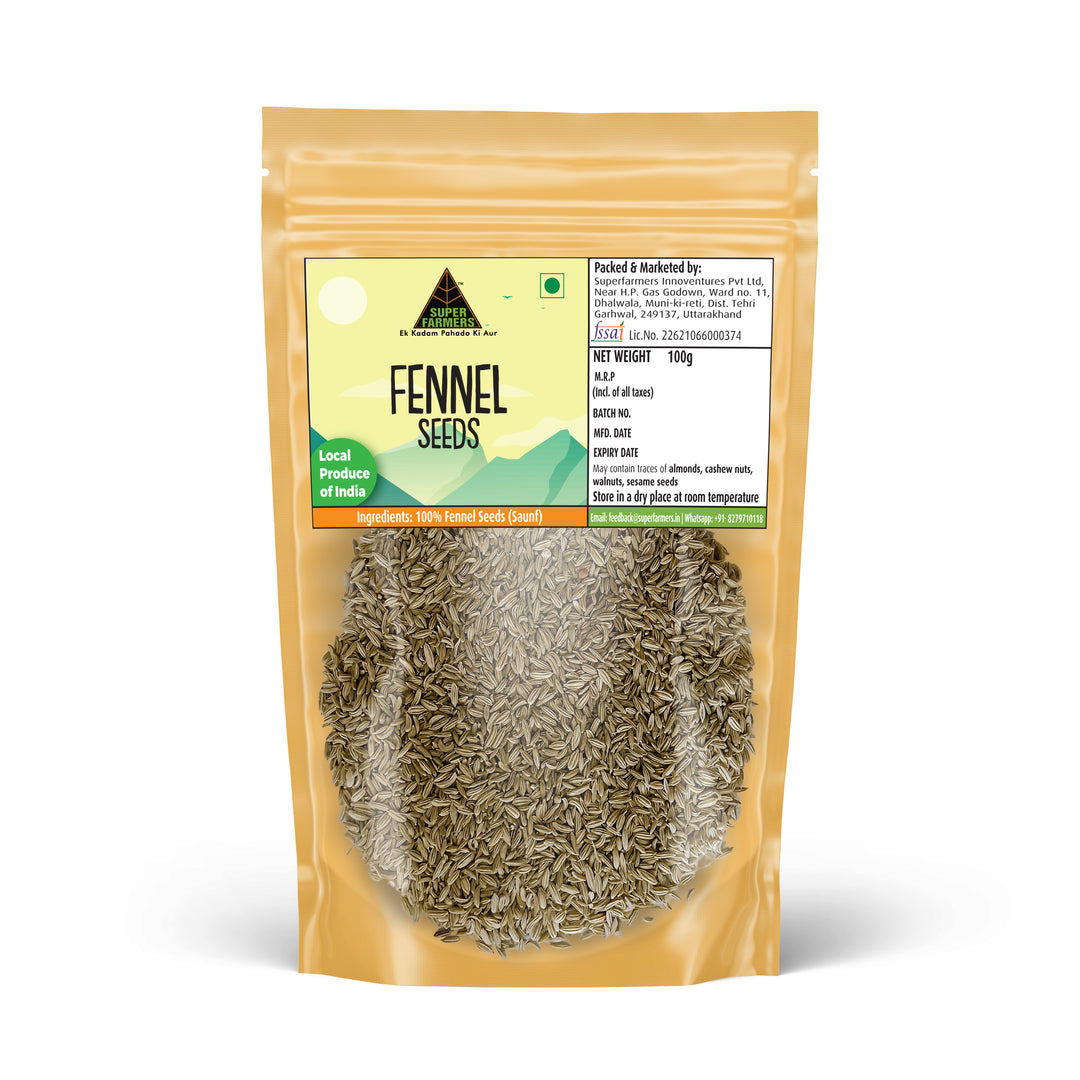 Fennel Seeds (Whole) | Sweet, Anise-Like & Refreshing