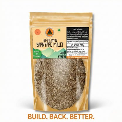 Superfarmers Premium Himalayan Barnyard Millet (Pahadi Jhangora) – Raw & Pure (500g)