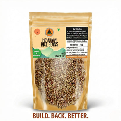 Superfarmers Premium Himalayan Rice Beans (Pahadi Naurangi Dal) – Whole & Traditional (500g)