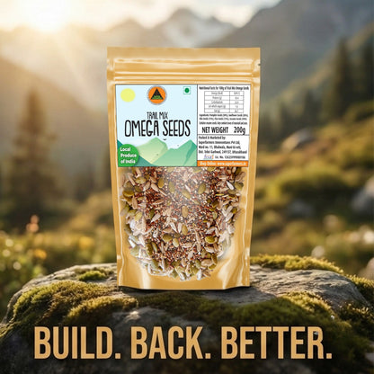 Superfarmers Trail Mix Omega Seeds (200g) | 5-in-1 Super Seed Blend | High Protein & Rich in Healthy Fats