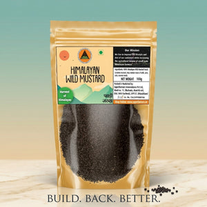 Superfarmers Authentic Himalayan Wild Mustard Seeds (Pahari Jakhiya) - 100g