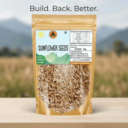 Superfarmers Raw Sunflower Seeds (100g / 250g) | Premium Local Indian Produce | Unroasted, Healthy Snack