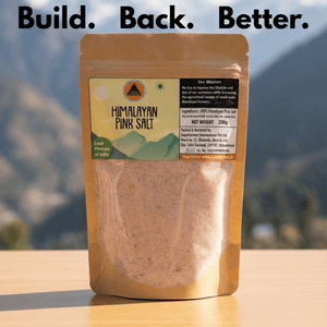 Superfarmers Himalayan Pink Salt - 100% Natural & Unrefined, 200g | Mineral-Rich Sendha Namak for Cooking & Wellness