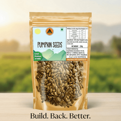 Superfarmers Premium Pumpkin Seeds (100g / 250g) – Nutrient-Dense Superfood for Snacking, Salads & Smoothies
