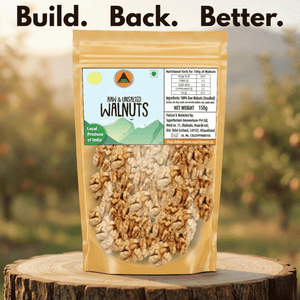 Superfarmers Raw & Unsalted Walnuts – Premium Kashmiri Akhrot Kernels (150g / 375g)