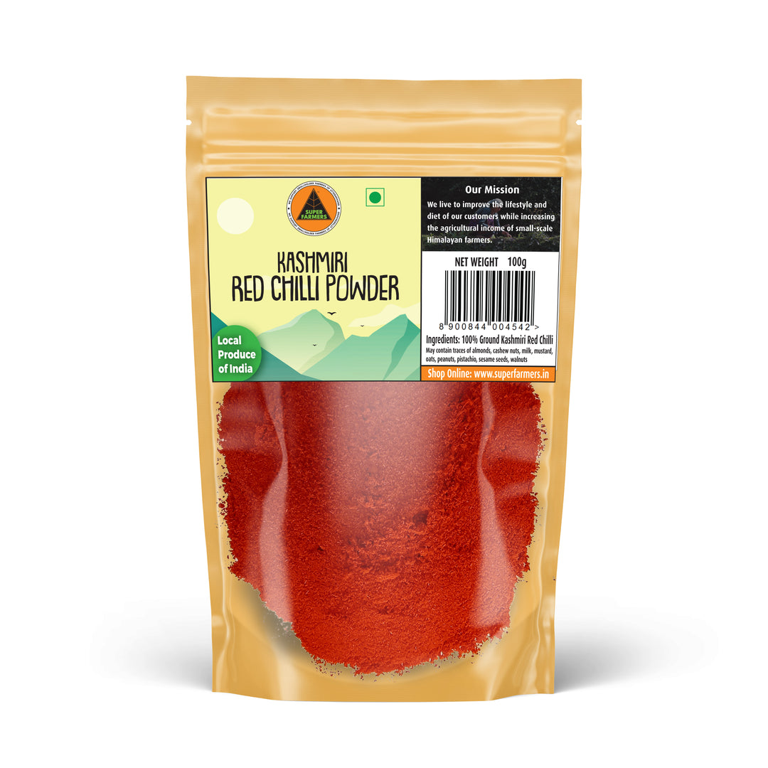 Kashmiri Red Chilli (Powder) | Mild, colourful & Fruity