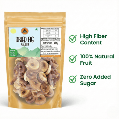 Superfarmers Dried Figs (Anjeer) – Premium 100% Natural & Unsweetened