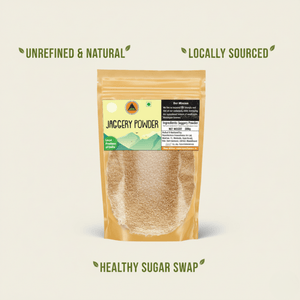 Superfarmers Premium Jaggery Powder (Desi Shakkar) | Natural Sweetener | 500g