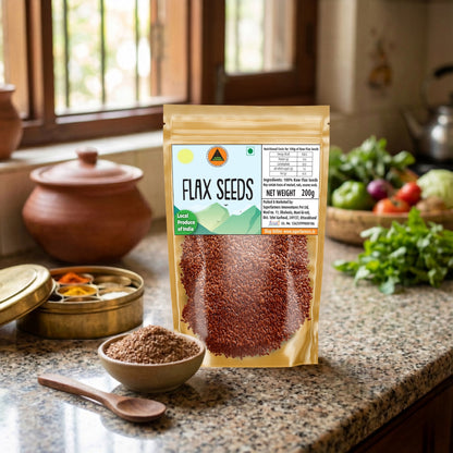 Superfarmers Premium Raw Flax Seeds (200g) | 100% Natural Local Produce
