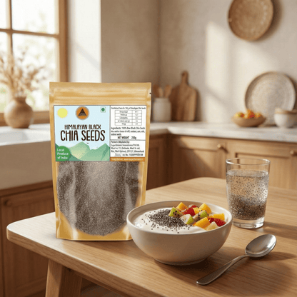 Superfarmers Himalayan Black Chia Seeds - Raw & Nutrient-Rich (100g / 250g)