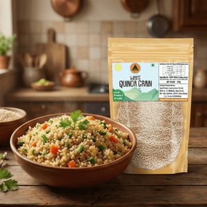 Superfarmers Premium White Quinoa Grain (500g) | Local Indian Superfood