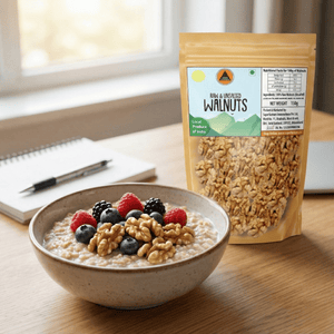 Superfarmers Raw & Unsalted Walnuts – Premium Kashmiri Akhrot Kernels (150g / 375g)