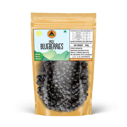 Superfarmers Premium Dried Blueberries – Sweet, Tangy & Chewy (100g)