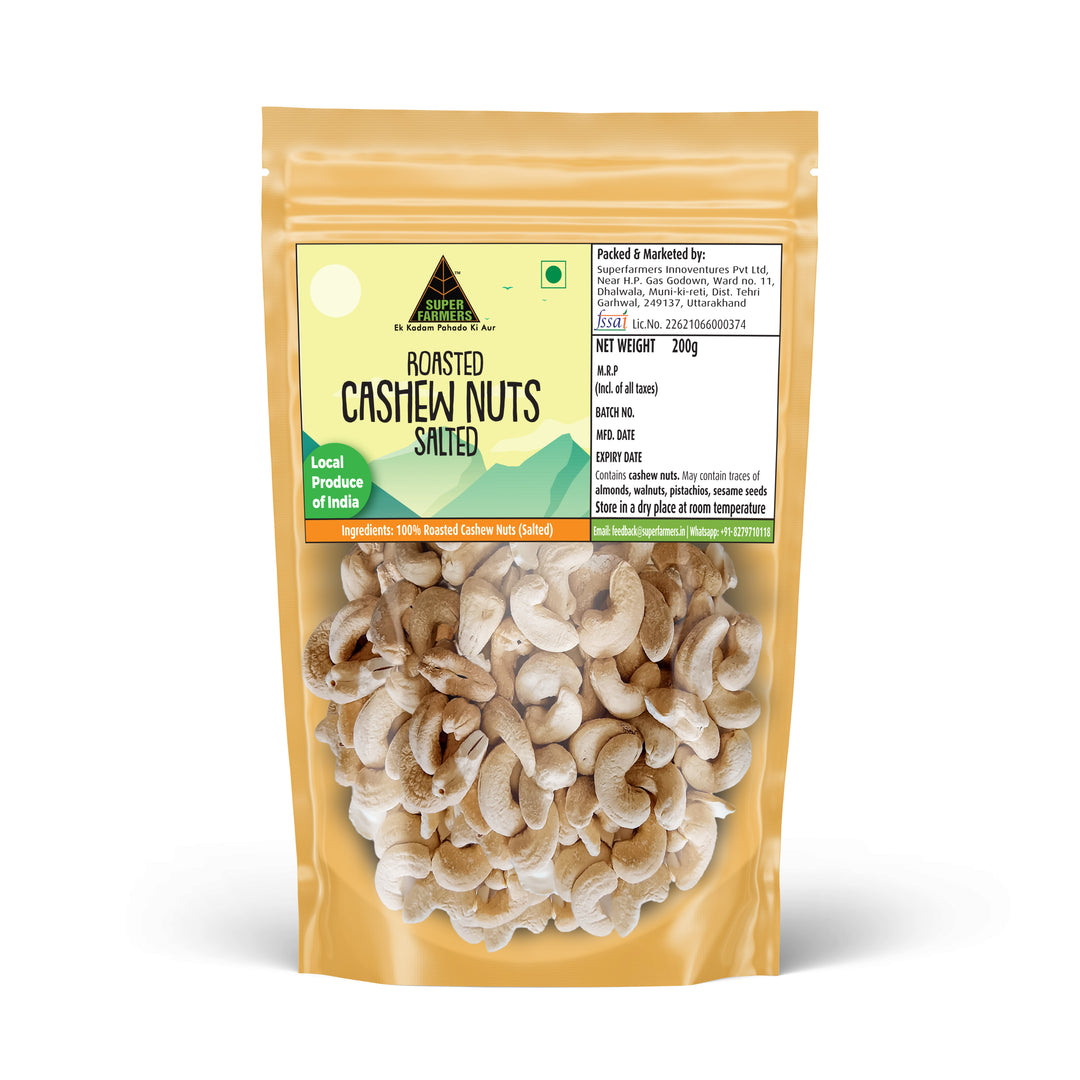 Roasted Cashew Nuts | Toasted, Crunchy & Wholesome
