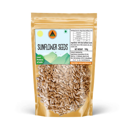 Superfarmers Raw Sunflower Seeds (100g / 250g) | Premium Local Indian Produce | Unroasted, Healthy Snack