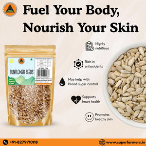 Sunflower Seeds | Mild, Crunchy & Vitamin E Rich