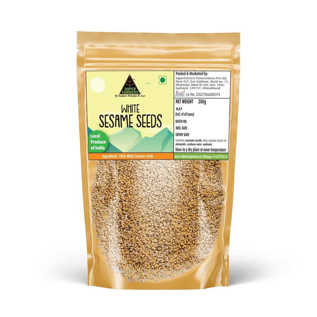 White Sesame Seeds | Mild, Delicate & Mineral-Dense