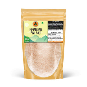 Superfarmers Himalayan Pink Salt 200g pouch - 100% Natural Unrefined Salt